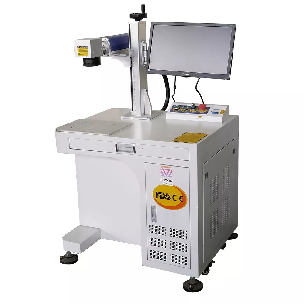 FL-F50A-100x100-МАХ Photonics Настольный волоконный лазерный маркер
